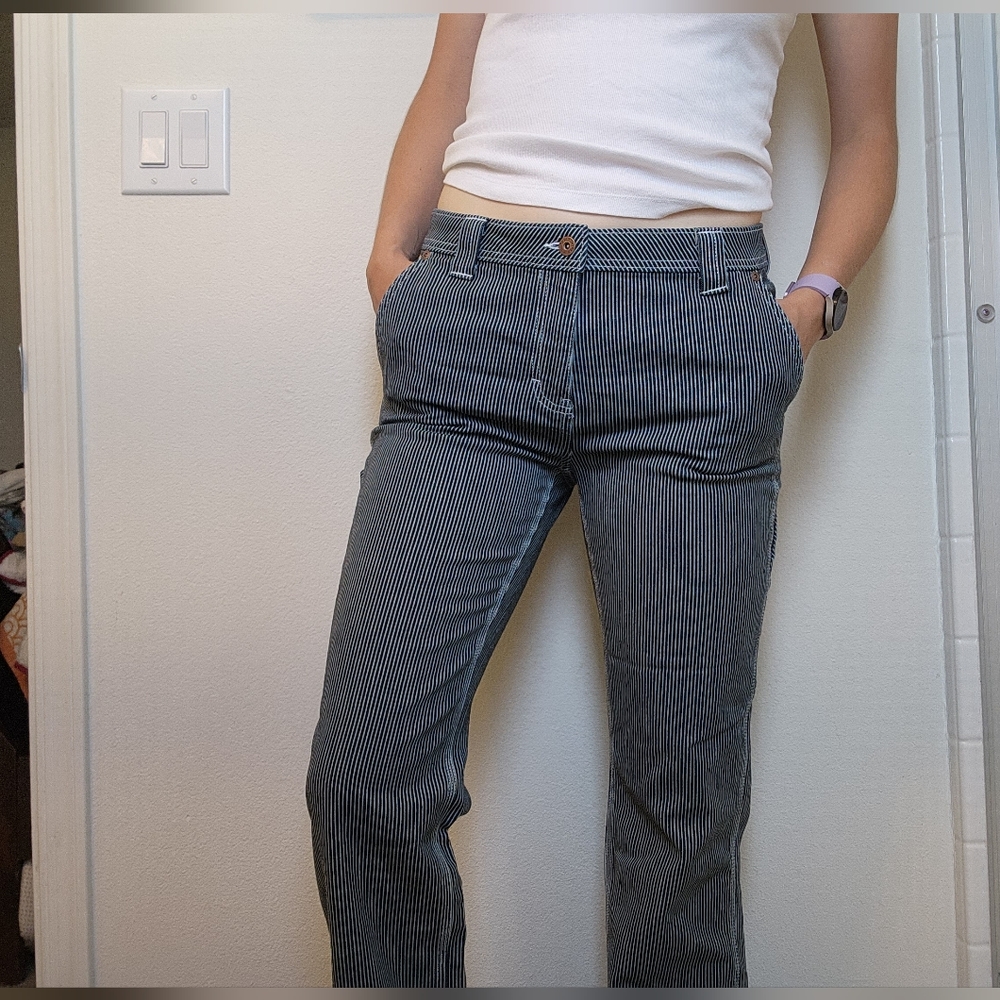 Dickies work pants. Pin stripe.